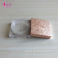 Cosmetic Jar Loose Powder Jar with Electroplated Lid